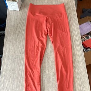 Offline by Aerie Real Me Xtra 7/8 Hi-Rise Coral Leggings Size M